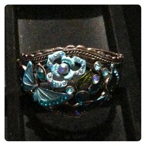 Blue butterfly bracelet